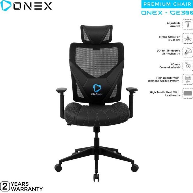 Onex Ge300 Gaming Chair - Black Leon_Ori
