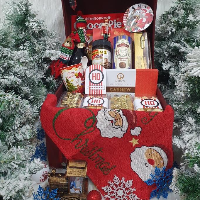 

Paket Dekorasi Hampers Natal Christmas Parcel Hadiah Kue Kering 110