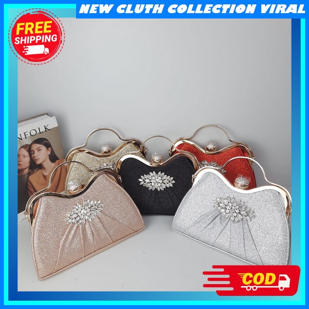 Tas Kecil Wnta Murah Premium Clutch Pesta Wanita Elegan Clutc Cewek Murah Kekinian Dompet Perempuan 