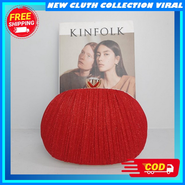 Tas Cewek Kekinian Impor Korea Mini Mewah Elegan Clit Chlutsbag Dompet Mini Impor Korea Murah Kondan