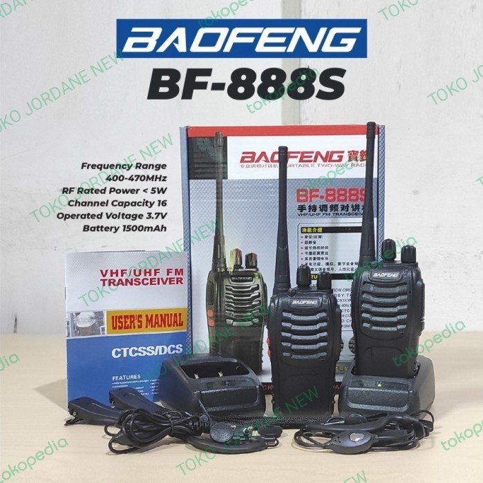 WALKIE TALKIE HT BAOFENG BF-888S HT UHF BF888S BF888 BF 888 888S
