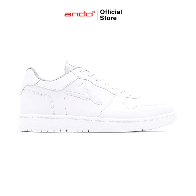 Ando Sepatu Sneakers Pria Dewasa Tricks Alpha Putih