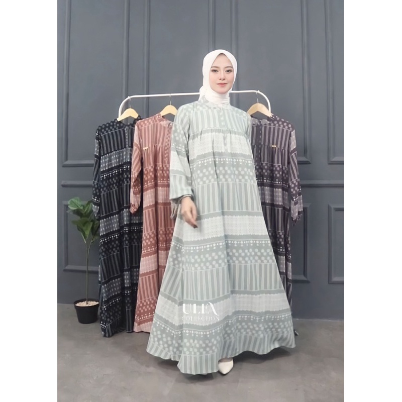 Ulfa Collection - Aleva Dress Motif Etnic