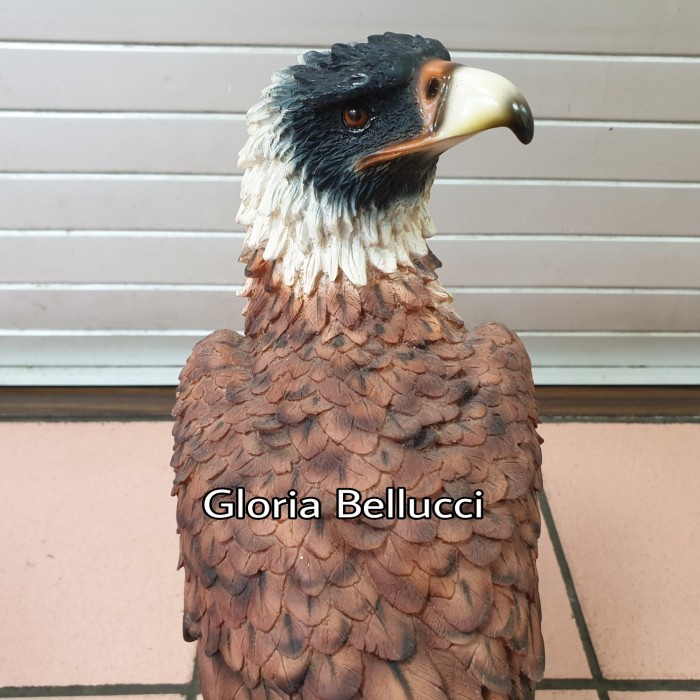 PATUNG PAJANGAN BURUNG ELANG RAJAWALI HIASAN KEBUN TAMAN KOLAM DEKOR