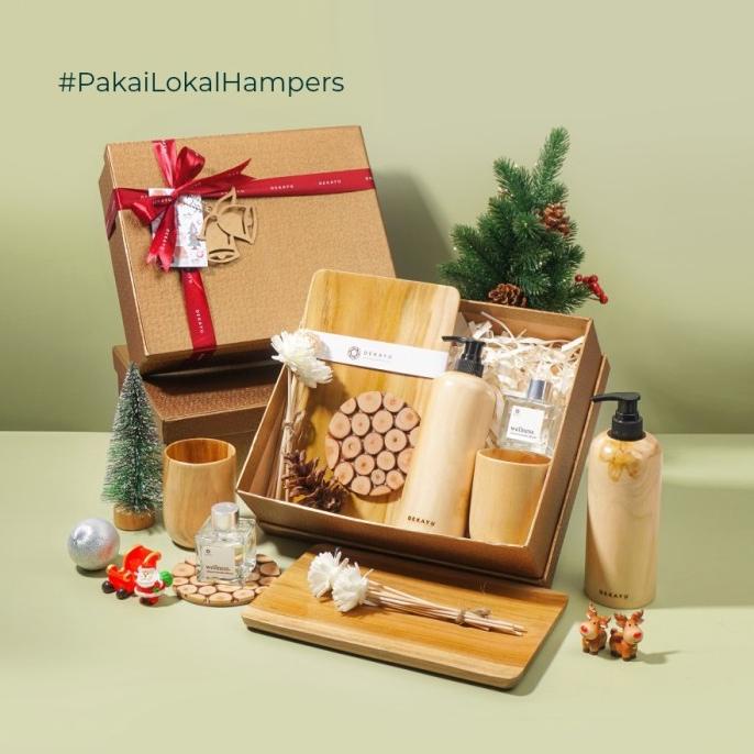

Barang Terlaris !!! Hampers Cozy Home / Christmas Hampers Decoration / Shopsesilia_