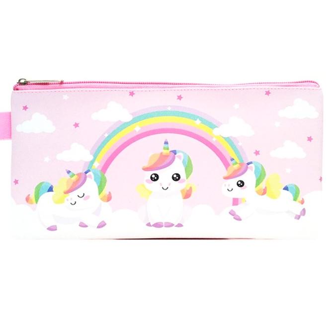 

paling diminati] Mini Case Unicorn Pink Muda Tempat Pensil Pencil Case Karakter