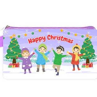 

*****] Christmas Case Kids Ungu Tempat Pensil Souvenir Natal Gereja