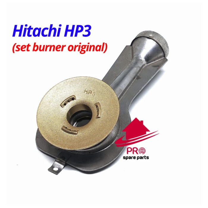Cerobong SET HP3 Original - Tungku Kuningan Kompor Gas Hitachi