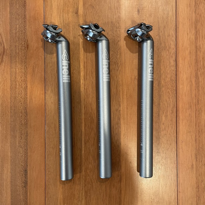 ✨Original Cinelli Lux Seatpost Sepeda Road Bike Setback Aluminium Al 6061 T6 Terbatas