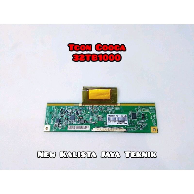 TCON TV COOCAA 32TB1000 ORIGINAL INNOLUX V320BJ8-Q01 REV,.C1 TCON COOCAA 32TB1000 TICON 32TB1000 TIK