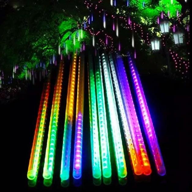 PROMO S1166 - Lampu Led Hujan Meteor 30CM Lampu Tumbler Lampu Natal