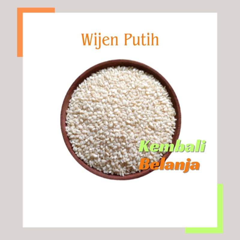 

Wijen Putih 1 Kg/ Wijen Onde-Onde/ Sesame Seed