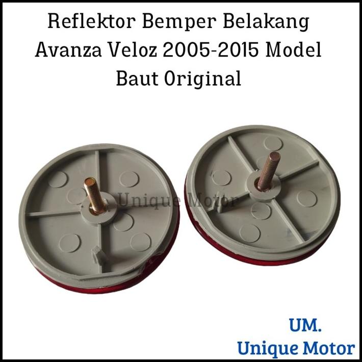 DISKON REFLEKTOR BEMPER BELAKANG AVANZA VELOZ 2005-2015 ORIGINAL 