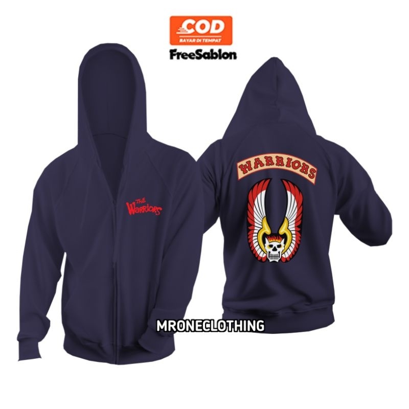 [PREMIUM] BEST PRODUCT JAKET HOODIE ZIPPER DEWASA - THE WARRIORS / JAKET PRIA - WANITA THE WARRIORS