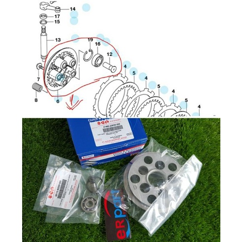 rumah kopling gsx rumah kopling satria Fu rumah pressure kopling gsx