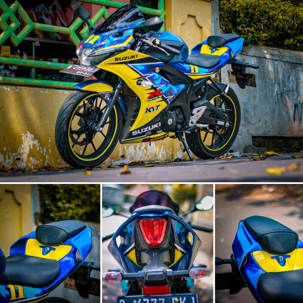 COVER BODY GSX150R BODY BELAKANG GSX 150R FENDER GSX 150R COVER BODY SUZUKI GSX 150