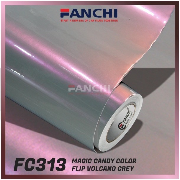 

✨Ready Roll Sticker Fanchi Fc313 Magic Candy Color Flip Volcano Grey Roll Terbaru