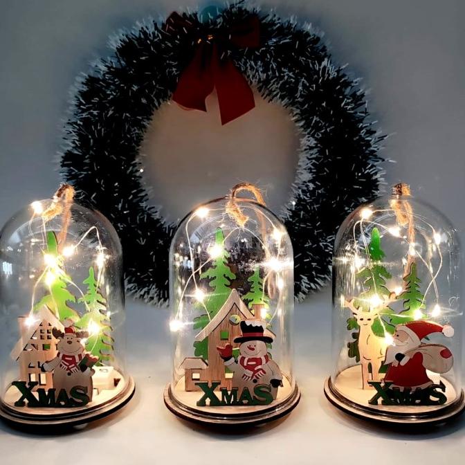 

Ready Tabung Kaca Lampu Natal Santa Lampu Tidur Led Kado Souvenir Natal Rusa Stok Terbatas