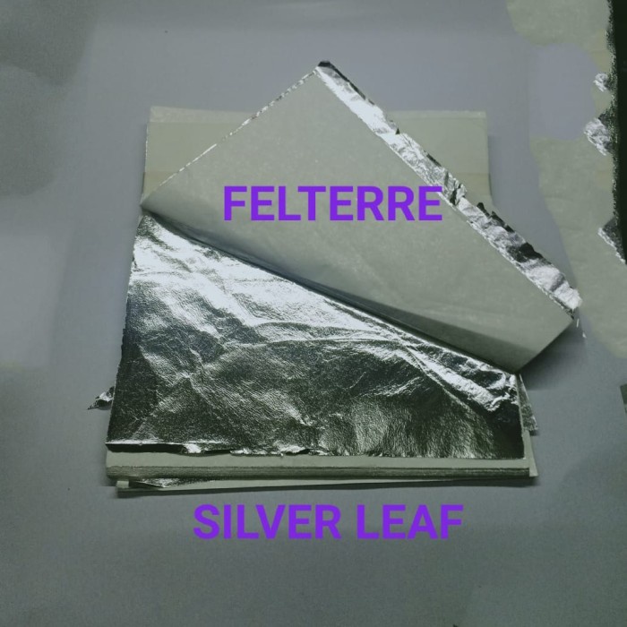 ~~~] GOLD LEAF SILVER LEAR PRADA TISSUE UNTUK FURNITURE INTERIOR EMAS PERAK