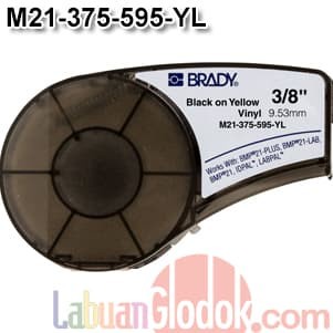

✨Ready Tape Label Brady Vinyl 9Mm Black On Yellow M21-375- 595-Yl/Stiker Terbaru