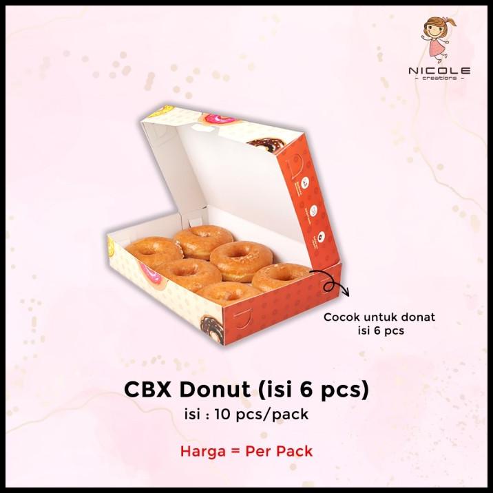 

DISKON PACKAGING/KEMASAN/KOTAK/BOX DONAT ISI 6 BY NICOLE CREATION JAKARTA