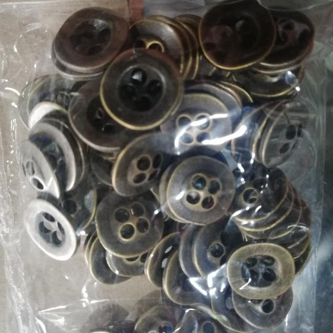 +++++] kancing baju lobang 4 besi