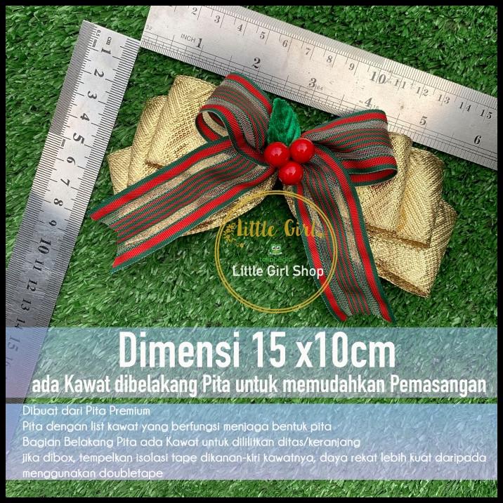 

BEST DEAL PITA HIAS SIAP PAKAI TEMA NATAL - CHRISTMAS RIBBON HAMPERS PARCEL GIFT
