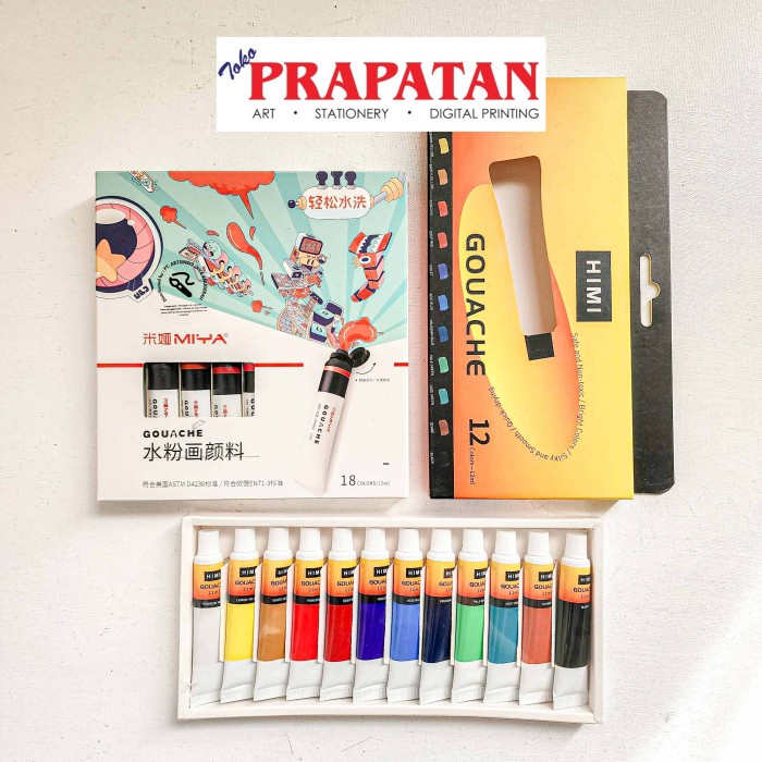 

Terlaris Miya Himi Gouache Tube Set 12/18 X12Ml Ysf Promo Terbaru
