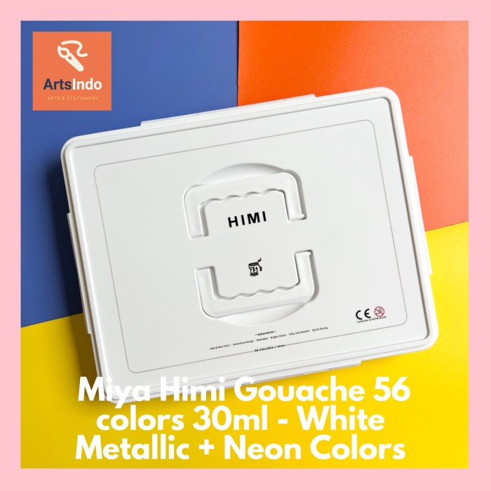 

Promo Miya Himi Gouache 56 Colors 30Ml + Metallic Colors + Neon Colors - Wh