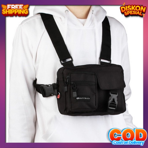 Bestseller Resleting Ruang Banyak Tad Sepeda Rig Bag Murah Chest Begs Ts Depan Sporty Casual Waist B