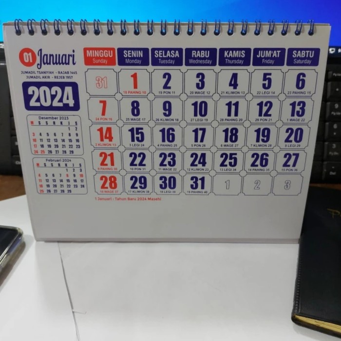 

Terlaris Kalendar Kalender Meja 2024 Ukuran A5 ( 15.3 X 21 Cm ) Promo Terbaru