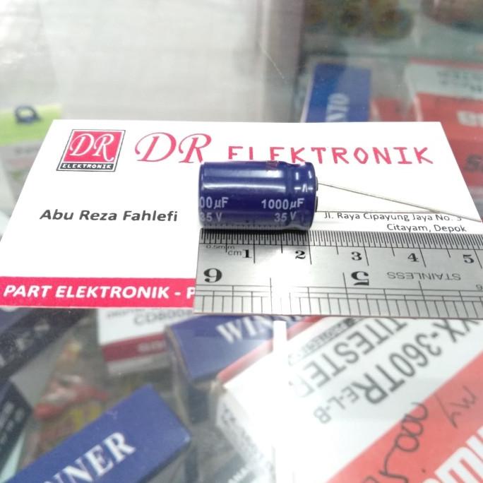 Update Elco Capasitor Kapasitor Panasonic 1000uf uf 1000mikro 35v 35 volt dre3 dijamin