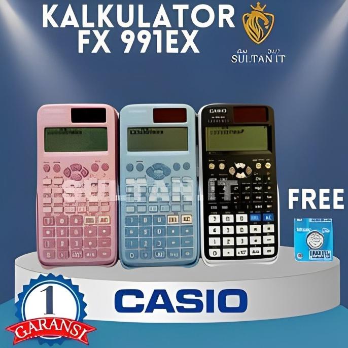 

KALKULATOR SCIENTIFIC CASIO FX 991EX - Hitam Putih ORIGINAL