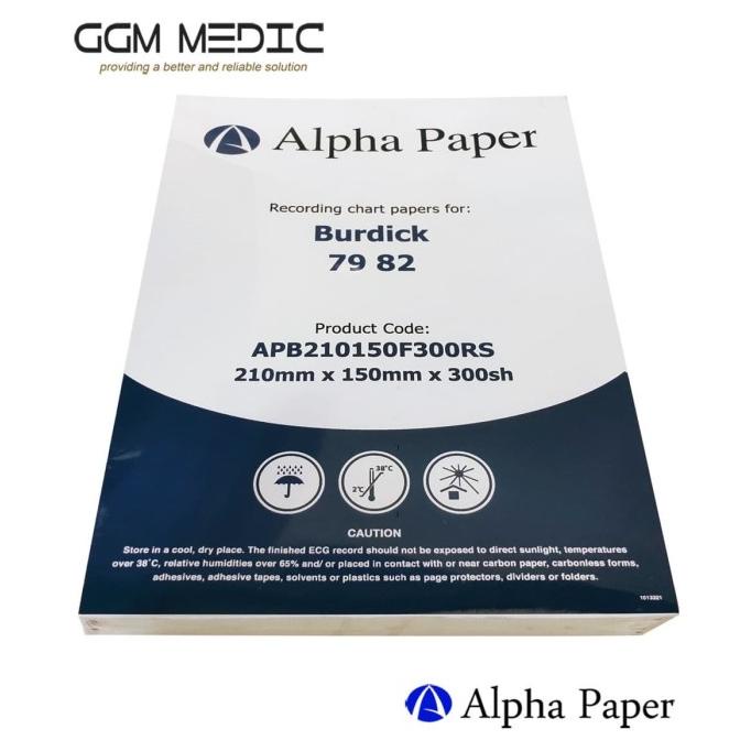 

Kertas EKG / ECG / Thermal Paper | BURDICK 7982 | 210x150mm 300sh