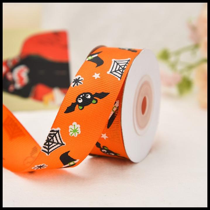 

HOT DEAL PITA HALLOWEEN / HALLOWEEN RIBBON MOTIF PER ROLL P:9M L: 2.5CM !!!!!