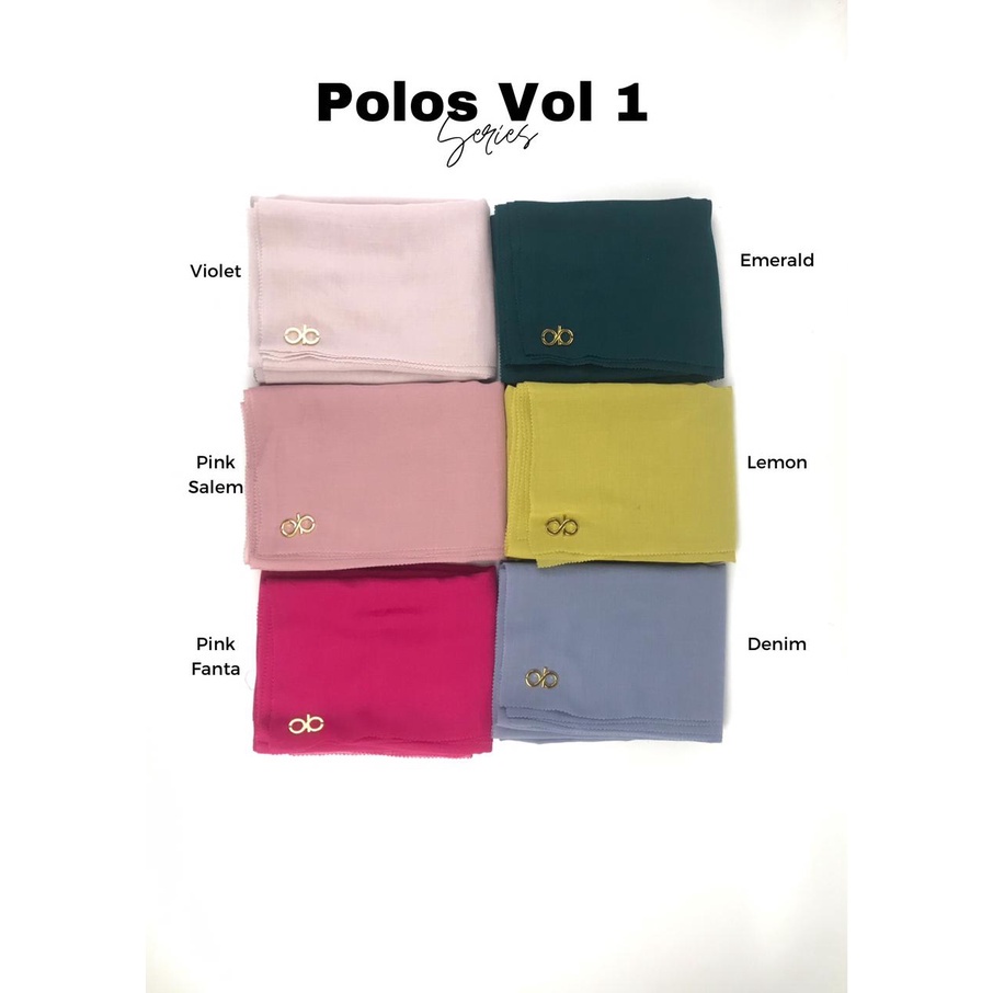 STYLISH HIJAB DAILY DONNA SCARVES - POLOS VOAL SCARVES