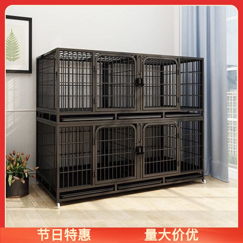 Kandang Hewan Peliharaan Anjing Kandang Kelinci Pembiakan Merpati Rumah Besar Partisi Pembiakan Tiga