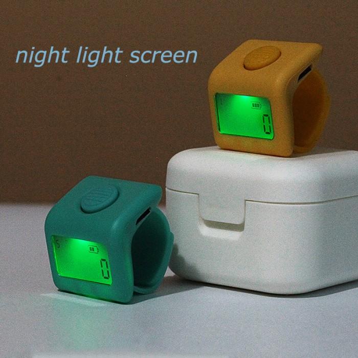 TASBIH DIGITAL LED RECHARGEABLE TALLY COUNTER 9 CHANNEL CHARGING