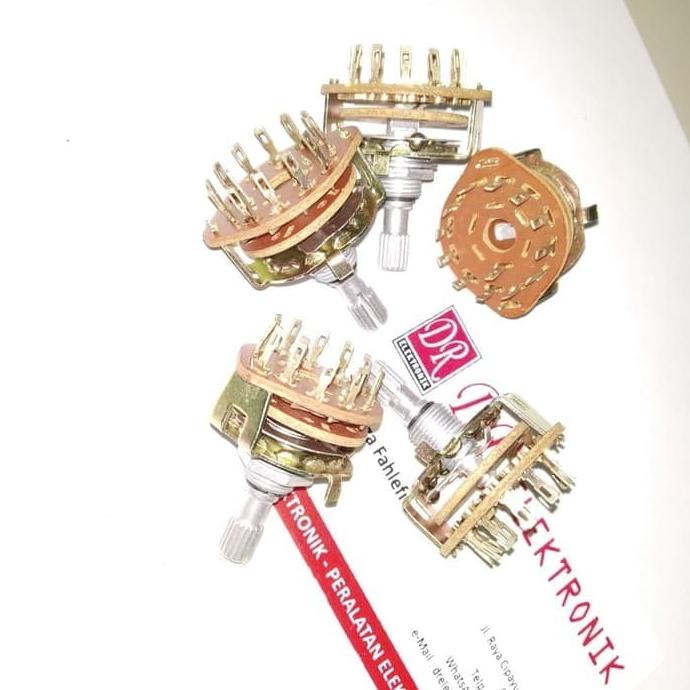 

Saklar Switch Potensio Putar Rotary ubah Frekuensi Channel 3x4 dre3 Diminati Banget