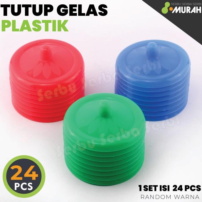 Ready...Ready...Ready...] 24 PCS Tutup Gelas ANDID - Tutup Gelas Cantik - Tutup Gelas Plastik