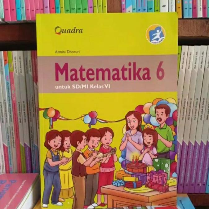 

SALE Buku Matematika Kelas 6 SD K13 Quadra Termurah