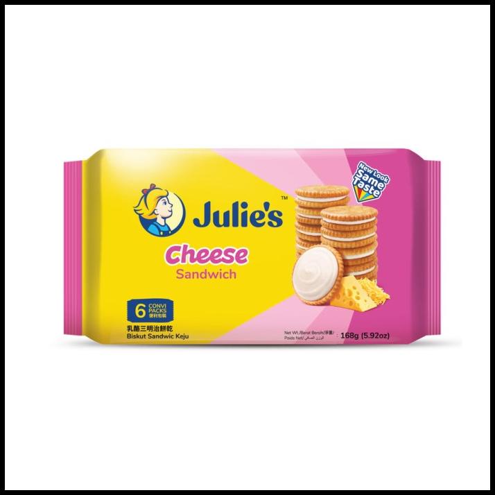 

GRATIS ONGKIR BISCUIT JULIES CHEESE SANDWICH - JULIE'S BISKUIT KRIM KEJU