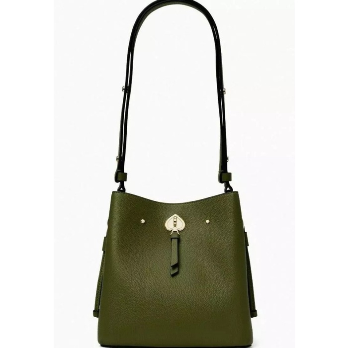 TAS BRANDED MARTI SMALL BUCKET BAG ENCHANTED GREEN