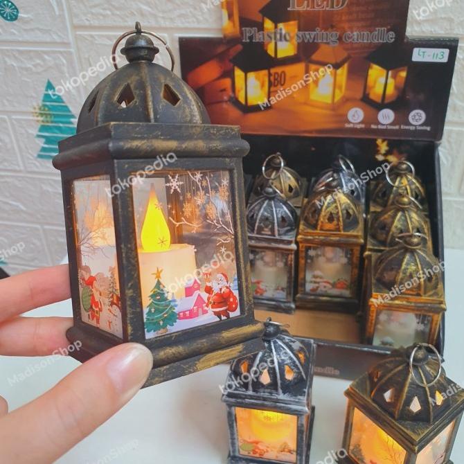 

Lentera Natal Lilin Led Portable Kado Hiasan Natal Murah Souvenir Berkualitas