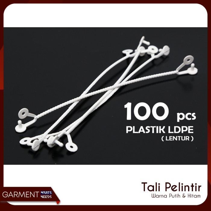 

------] TP1 - Tali Plintir Plastik Lentur Untuk Tas Tenteng Pegangan Isi 100