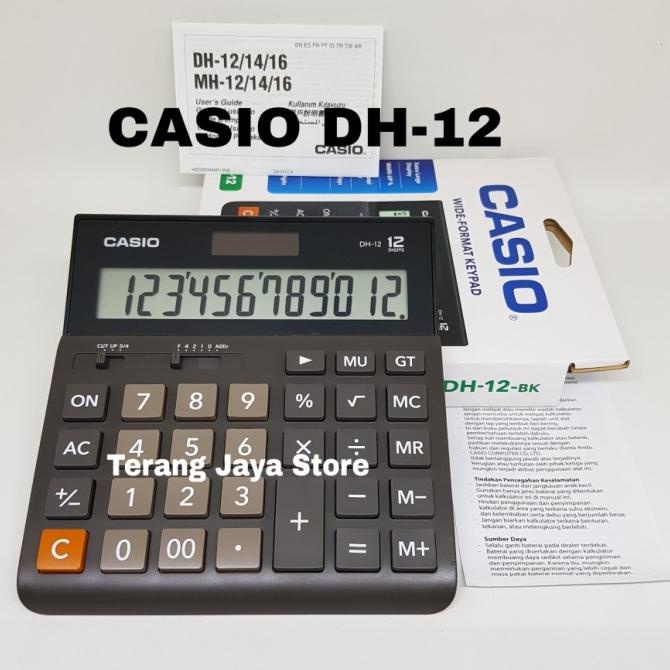 

Kalkulator Casio DH-12 (12 Digit) Garansi Resmi 1 tahun