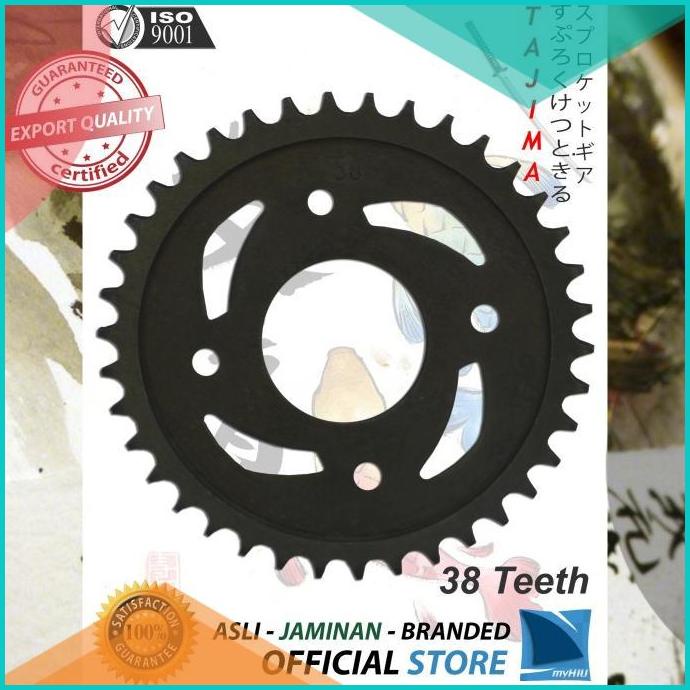 Gigi Tarik 428-38T SUZUKI Satria FU New Gir Blkg Sprocket Gear TAJIMA