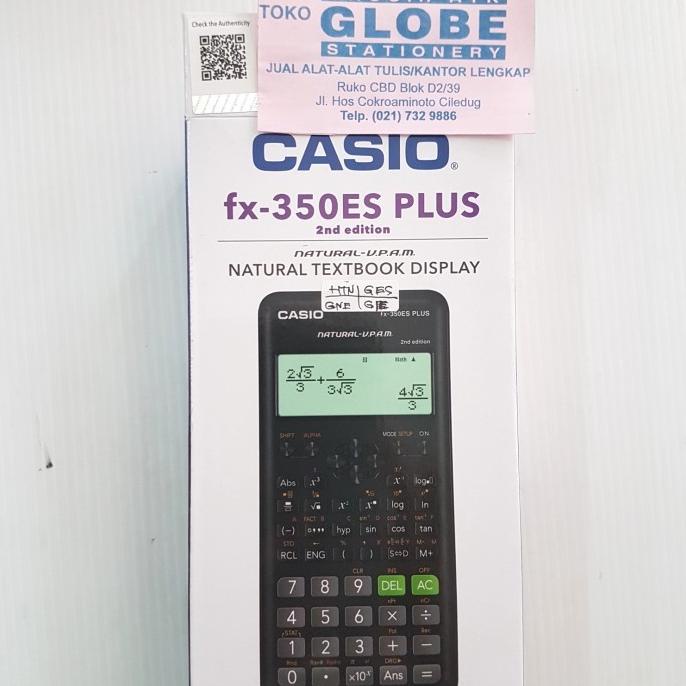 

Scientific Calculator Casio FX - 350 ES PLUS (252 funtions)