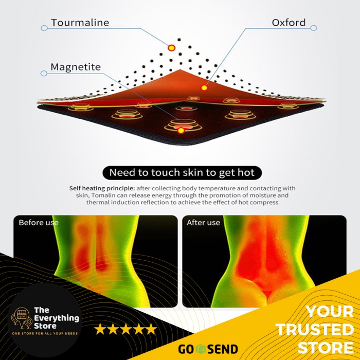 Sabuk Terapi Pinggang / Alat Kesehatan Pinggang Magnetik