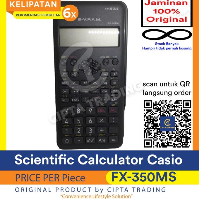 

calculator - Casio - Scientific Calculator Fx-350MS